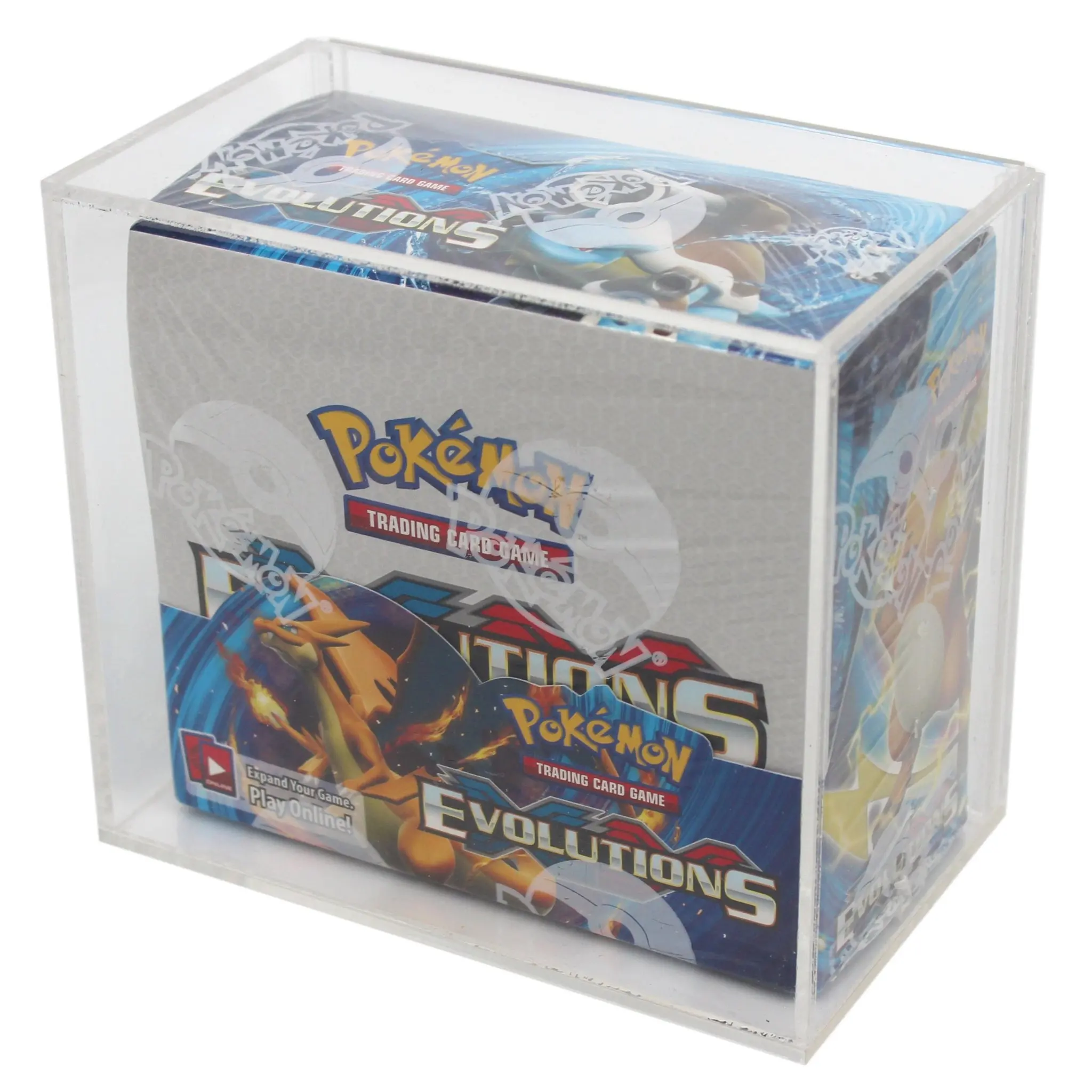 10pcs Clear Plastic PVC Booster Box Protective Storage Game Box Showcase Premium Card Pack Protector Display Case for Pokemon