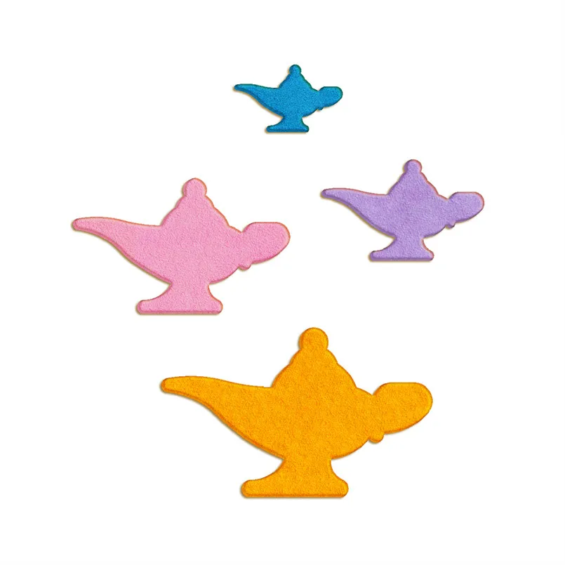 Four Specifications Cartoon Nature and Life,Magic Lamp,Plastics Moulds,Cake Fondant Tool,Cookie Sushi Fruit Cutter