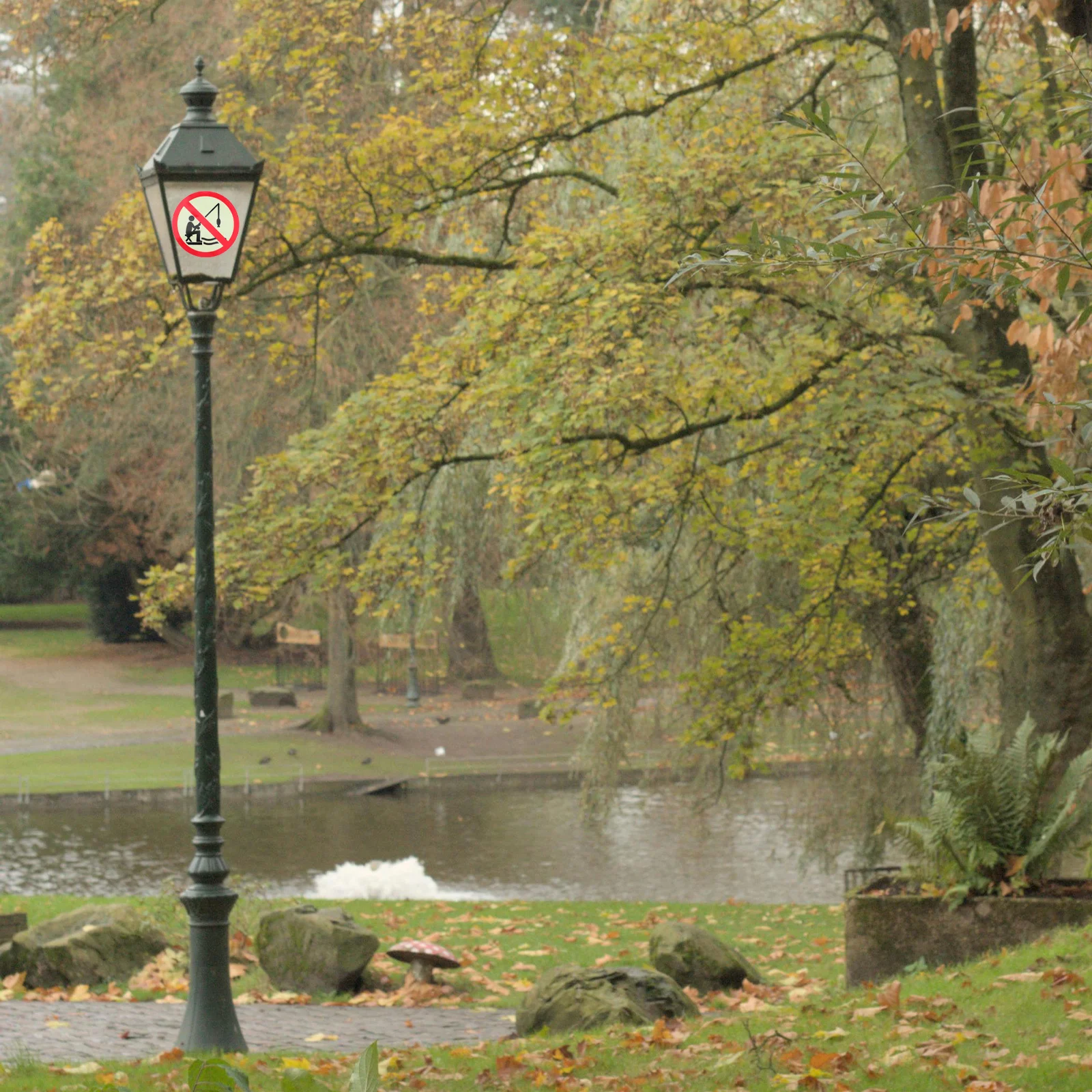 Pegatina de pesca prohibida sin señal luminosa, etiqueta de advertencia autoadhesiva impermeable para parque, lago, estanque, al aire libre, brilla en la oscuridad, 4 Uds.