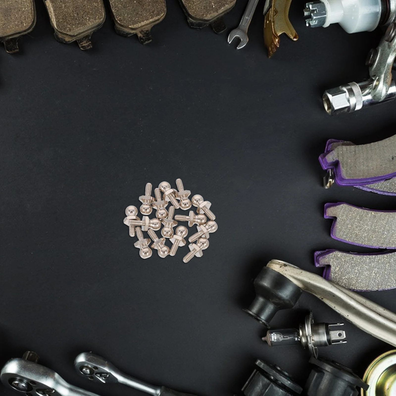 

14 шт., набор рулевых стержней для радиоуправления, стальные шариковые наконечники, прочная быстрая замена, обновление для гонок в помещении и на открытом воздухе, опорный стержень для радиоуправления