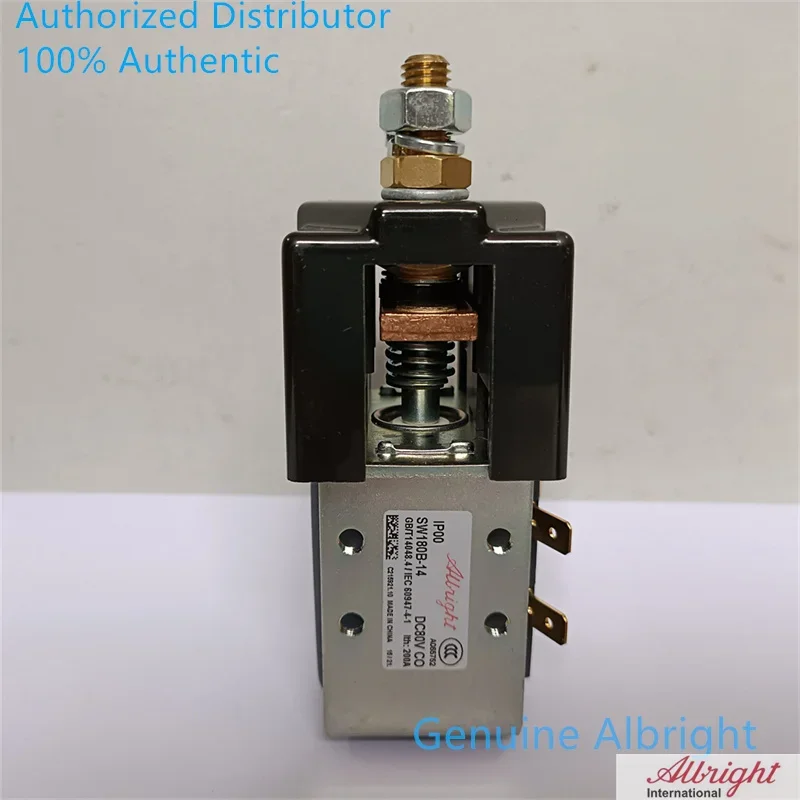 

Genuine Albright Contactor 80V SW180 SW180B-13 SW180B-14 80 Volt Solenoid Relay Electric Forklift Pallet Truck Golf Cart Robot