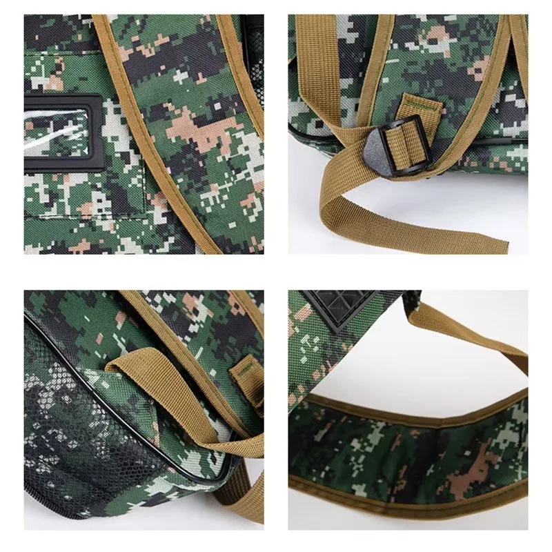 Shoulder rescue emergency kit human defense escape emergency kit Disaster relief camouflage emergency kit Empty bag