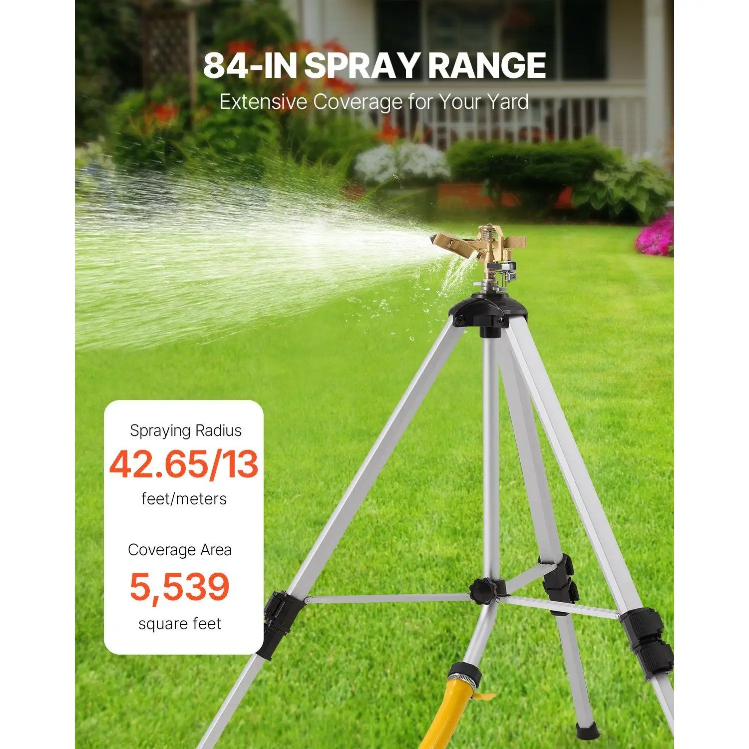Heavy Duty 360 Degree Large Area Coverage Impact Sprinkler 3/4