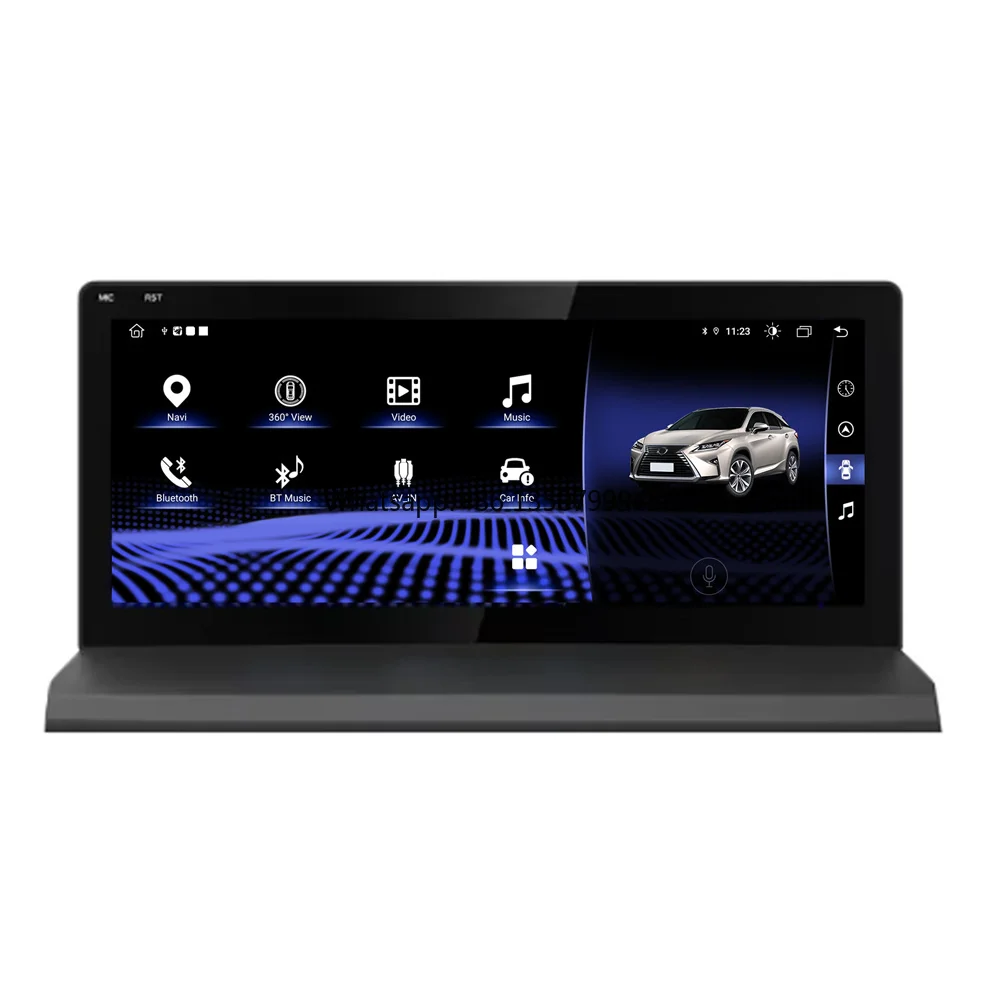 Android 14 CarPlay Auto Radio for Lexus NX (2014-2021) Multimedia GPS Navigation Screen Stereo Audio
