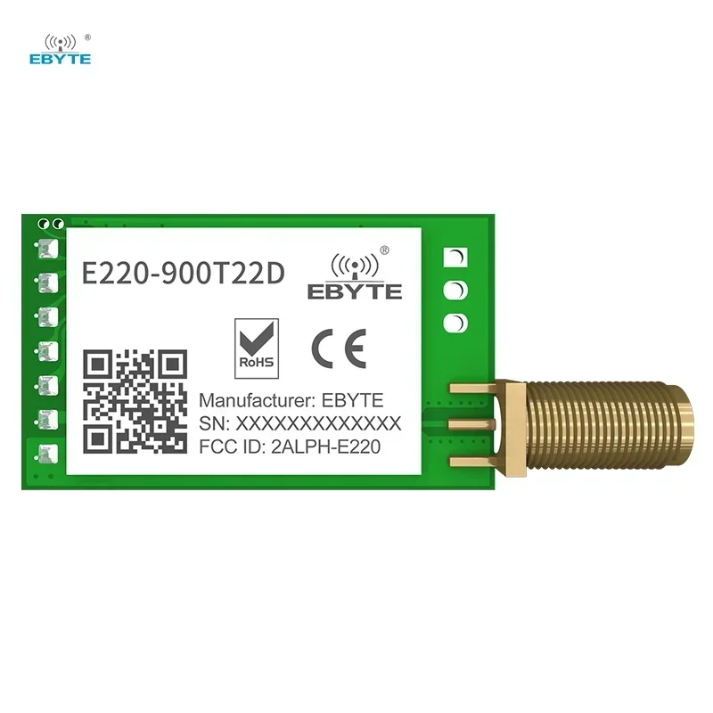 Ebyte E220-900T22D Lower Power Consumption 22dBm LLCC68 Chip LoRa Wireless Module Lora Module 915mhz