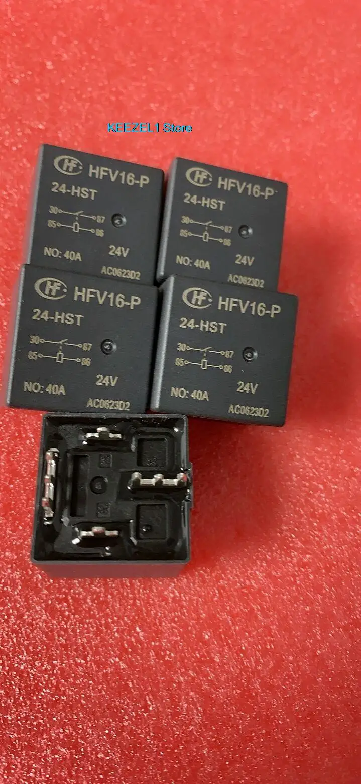 Relay HFV16-P 24-HST 24V 4-pin     5PCS -1lot