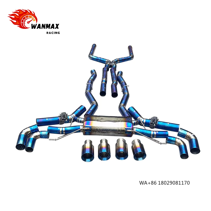 

Titanium Alloy Blue Catback Muffler Valvetronic Exhaust System for 2019+ X5M F95 V8 4.4 Exhaust