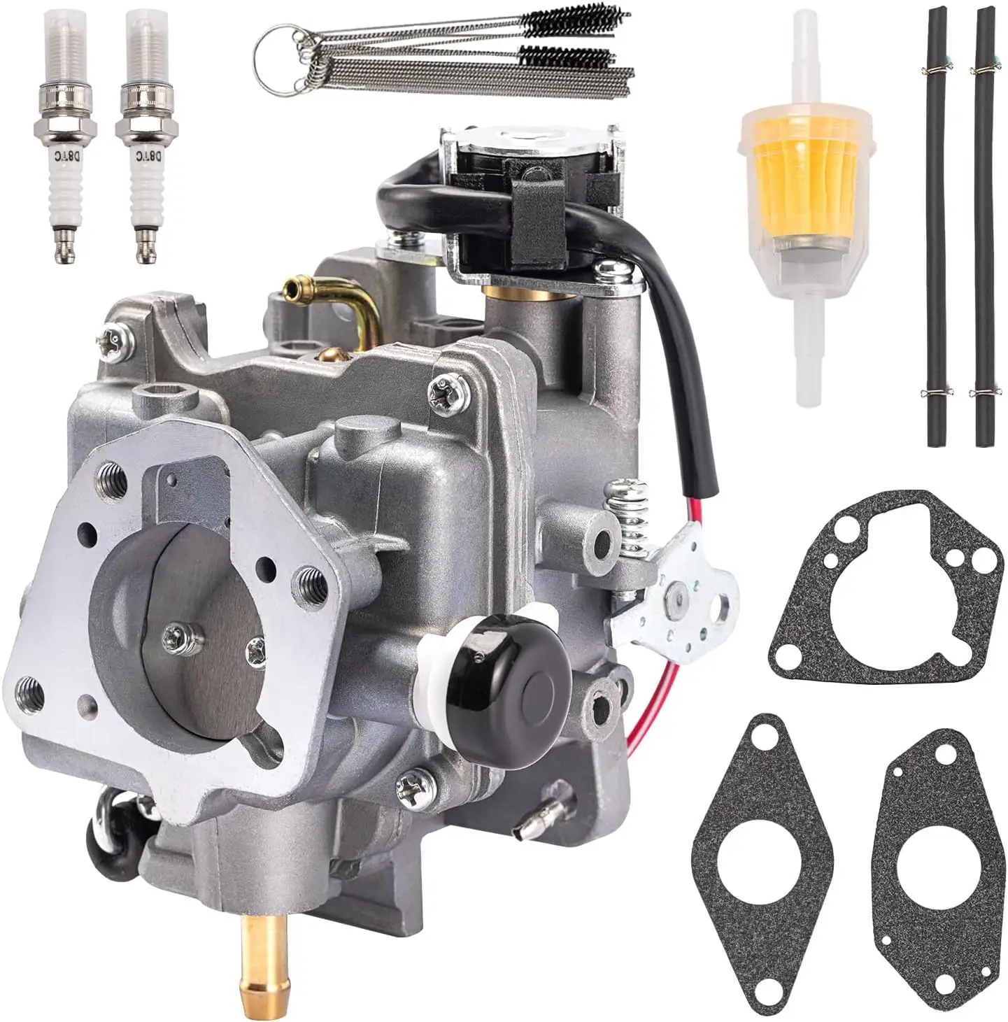 Carburetor Replaces for Kohler CarbCH25 CH730 25HP 27HP24-853-34-S 24-853-162-S 24-853-93-SLawn Mower with Accelerator Pump Carb
