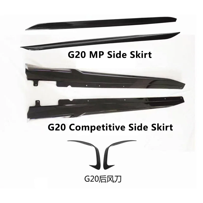 Rear Bumper Lip Car Upgrade Body Kits for 3 Series G20 Retrofit Auto Parts Brand New Carbon Fiber Rear Lip Good Fit