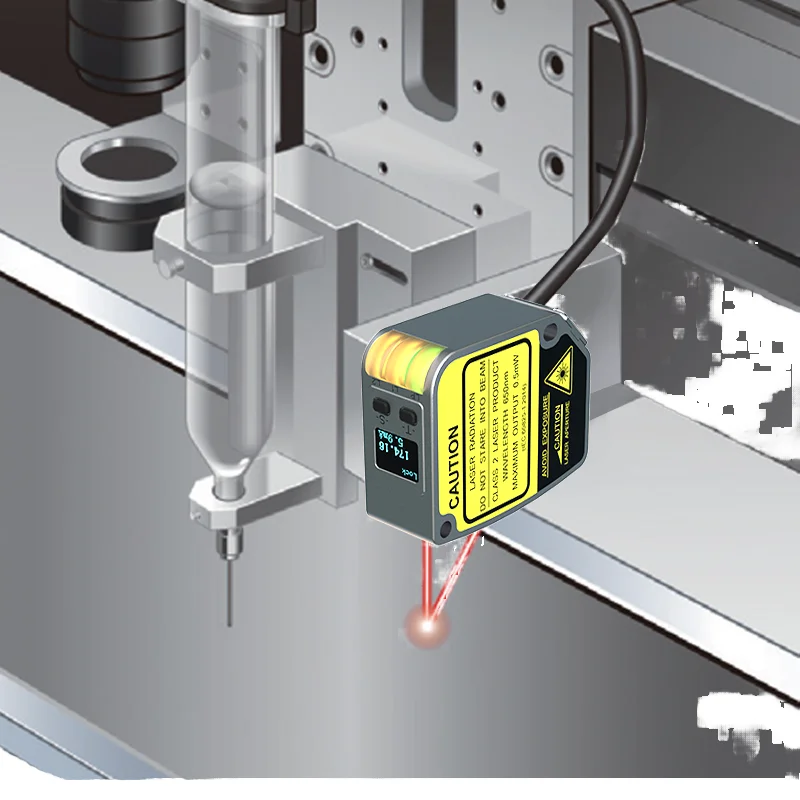 FUWEI FLR--85-RS485-M Display digitale OLED Sensore di distanza di spostamento laser ad alta precisione Misurazione della posizione lineare dell'angolo