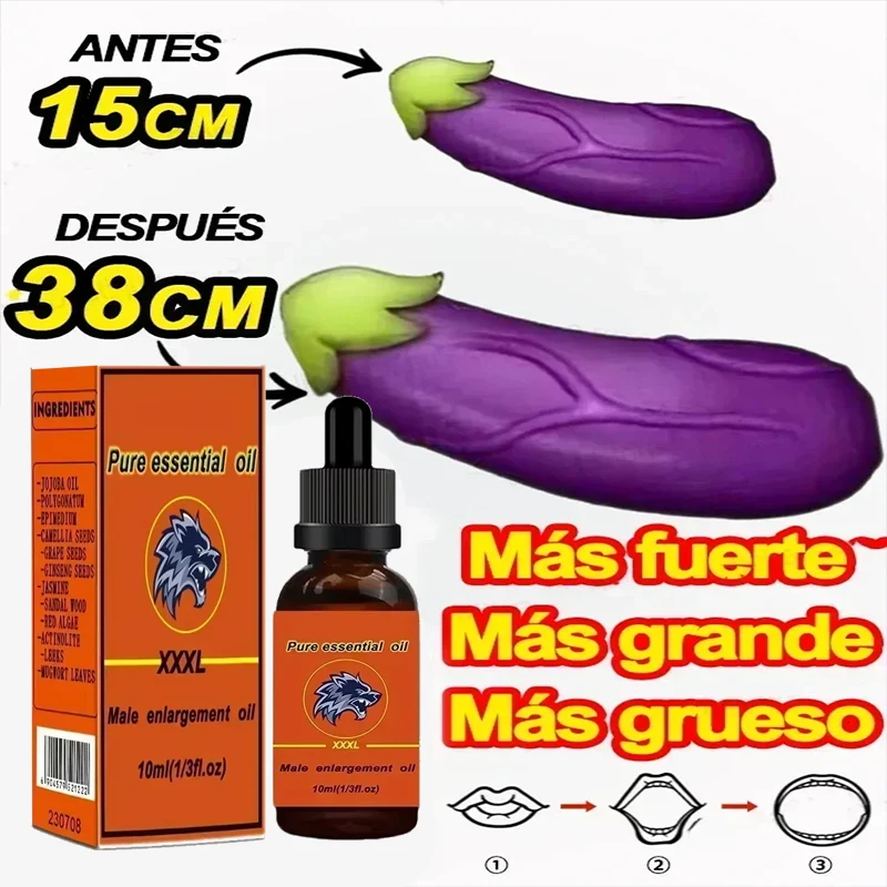 زيت تكبير القضيب كبير ديك النمو الانتصاب تعزيز زيت التدليك الكبار الذكور العناية الشخصية مثير النشوة الجنسية تأخير السائل الجنس المنتج