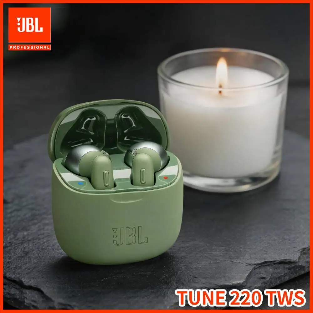 JBL Tune220TWS True Wireless Headphones JBL Pure Bass Touch Control Single‑Ear Working Portable Charging Case Travel Earphones