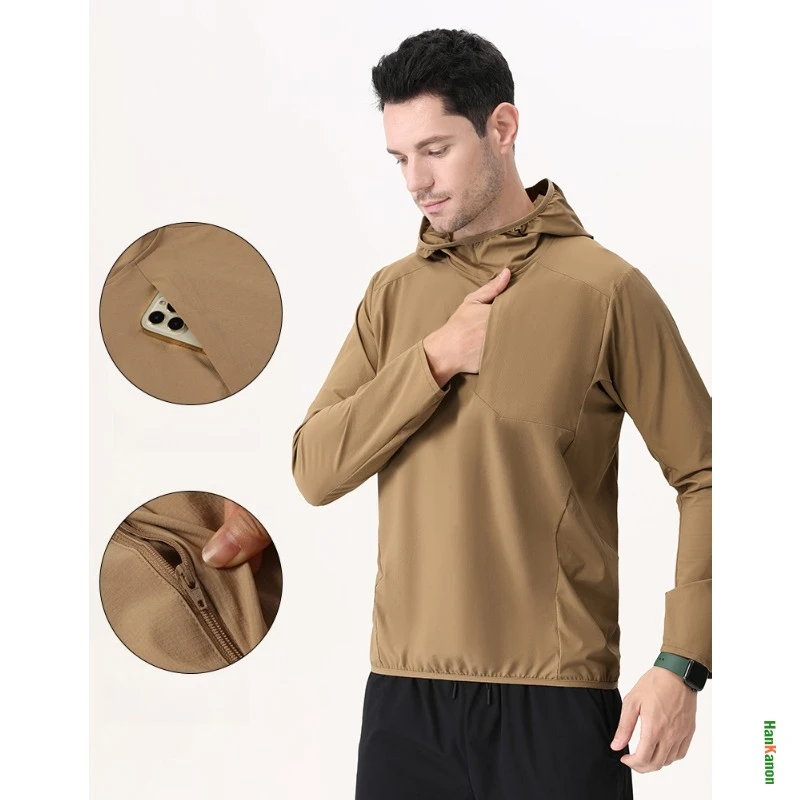 

Unisex High-Stretch Hooded Sweatshirt for Outdoor Sports & Cycling Windproof Waterproof Plaid Hoodie for Camping