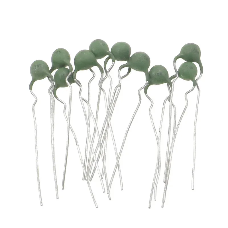 100Pcs 10Value 5% MZ5 PTC 50R - 2.2K Positive Temperature Thermistor Resistor Assorted kit