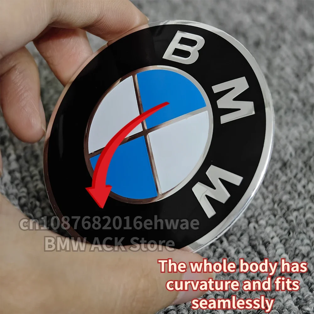 56mm 60mm 65mm 70mm Suitable for BMW Car Wheel Hub Center Cap Aluminum Sticker F30 E46 E39 F10 E87 E90 E92 E60 G20 Accessories