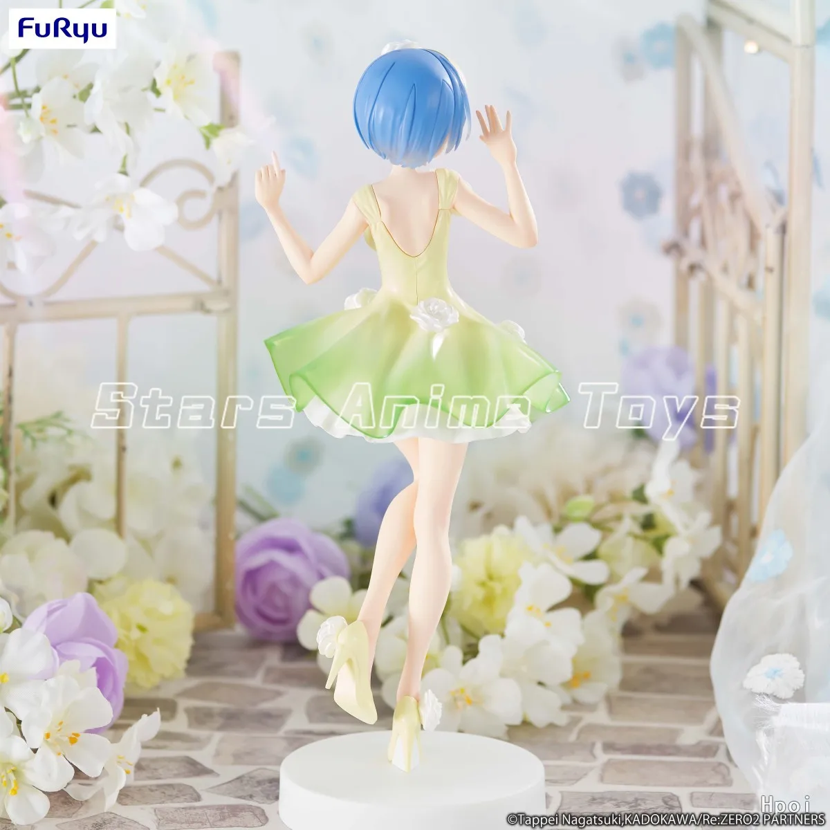 Figur FuRyu Trio-Try-iT Re0 REM/RAM Rok Bunga Hadiah Figur Anime Mainan Model Koleksi