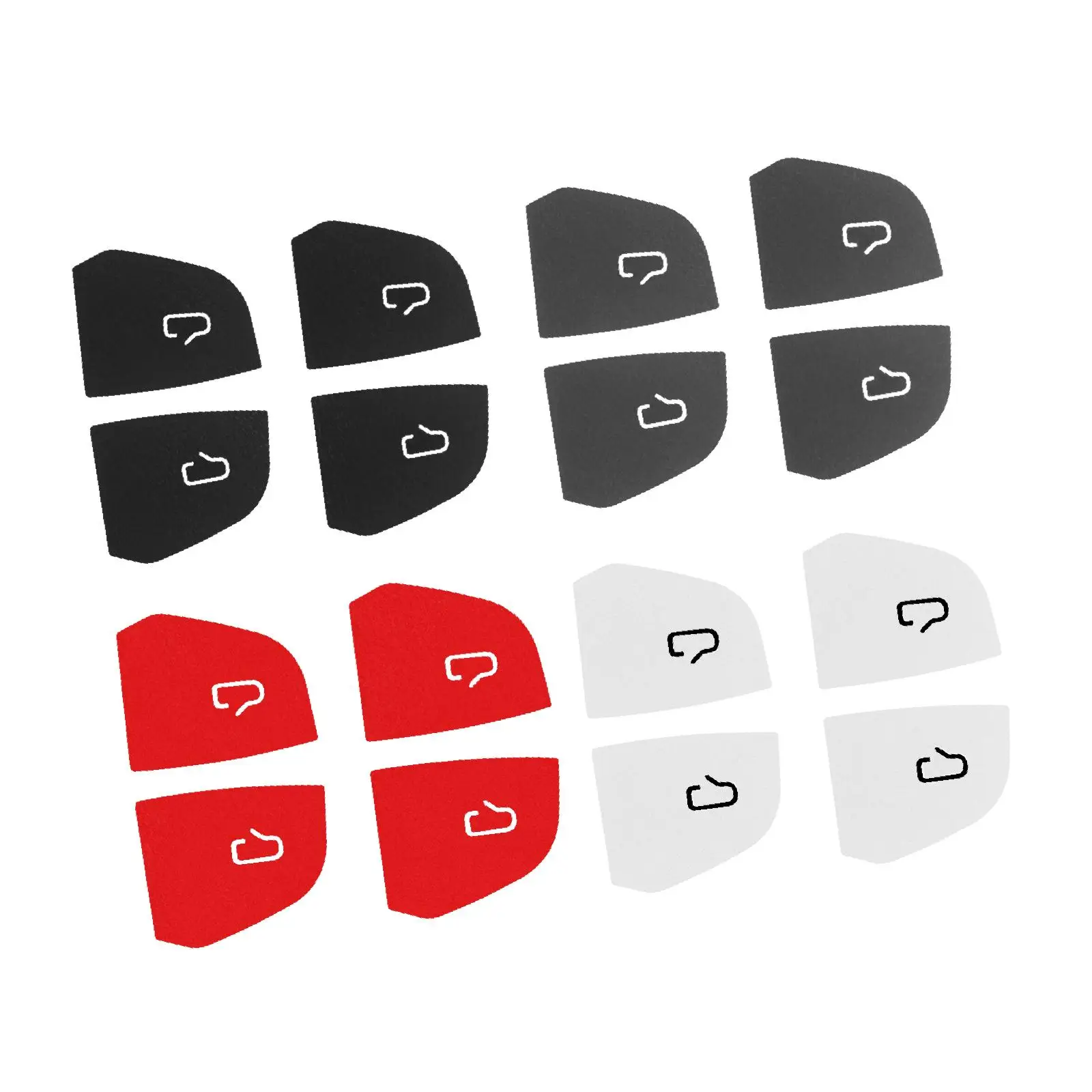 

Suede Door Switch Protection Cover Interior Button Trim for Car Special Tools and Truck Component