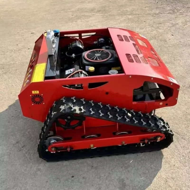 Remote Control Crawler Lawn Mower RCT800/RCT1000 800mm/1000mm Cutting Width, 0-45° Slope Capable