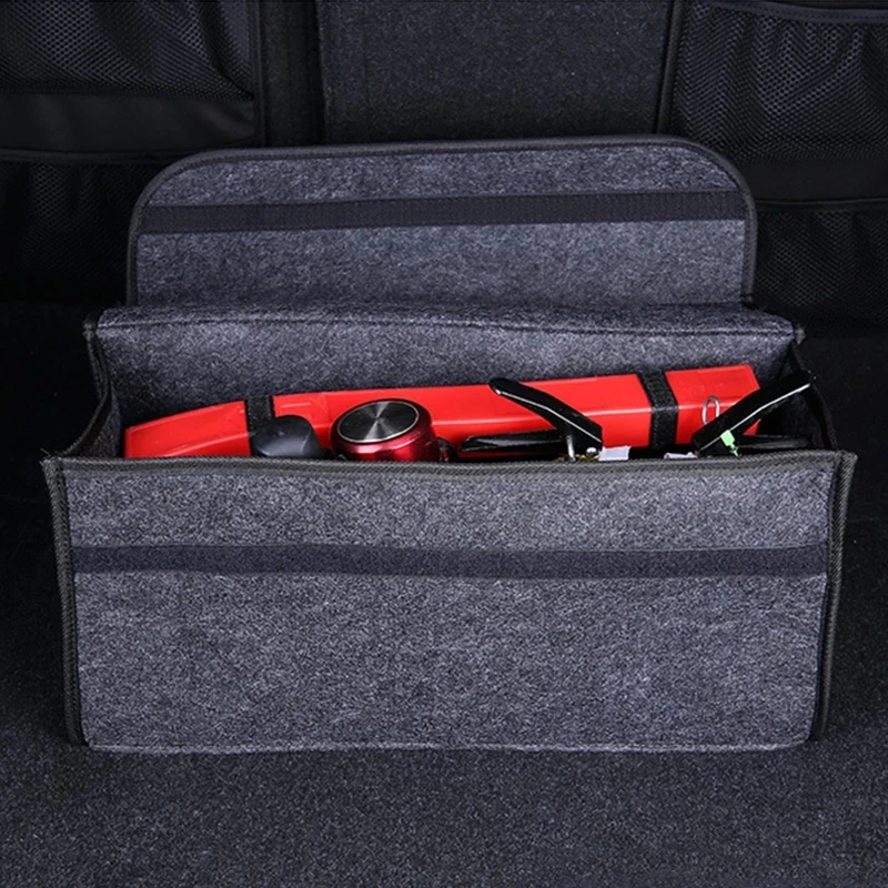 كبير مكافحة زلة مقصورة التمهيد التخزين المنظم أداة سيارة حقيبة التخزين سيارة جذع المنظم لينة ورأى صندوق تخزين الملحقات