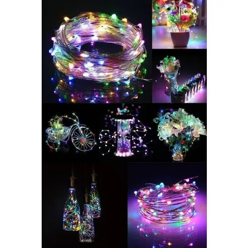 Happyland 1 PCs Christmas 3 Meters Colorful Rgb Battery Powered Fairy LED