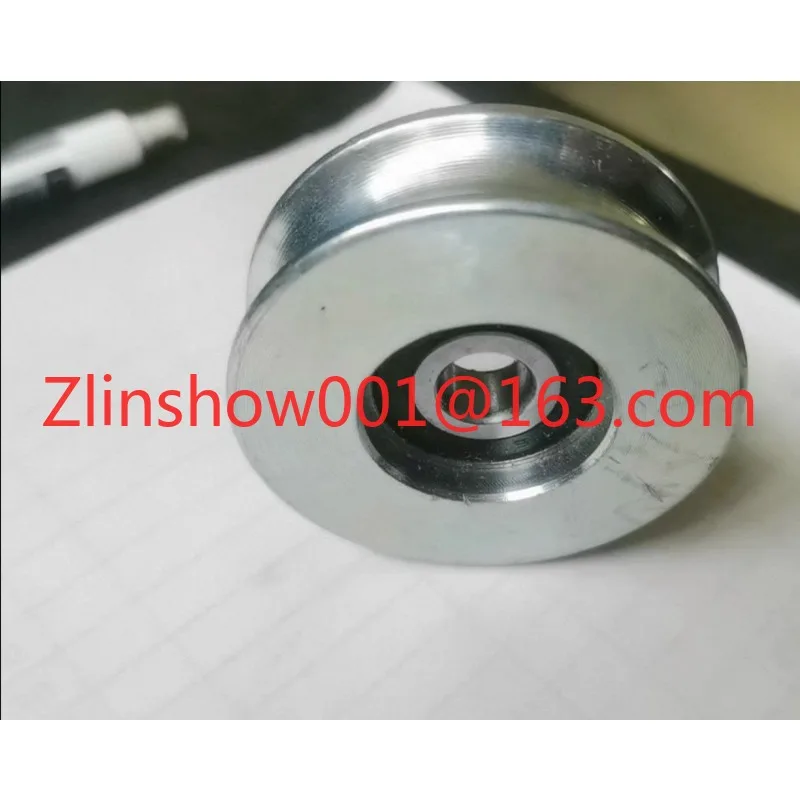 45 #steel U-shaped track wheel/wire rope pulley/round pipe bending wheel/iron gate groove wheel/gate light guide rail pulley