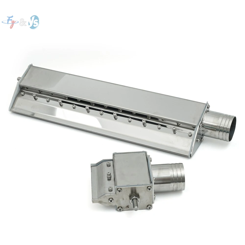 1pc SS304 Industrial Blower-powered Air Knife, Blower Air Knife, Wire Drying Stainless Steel Air Knife,  100-1000mm Length