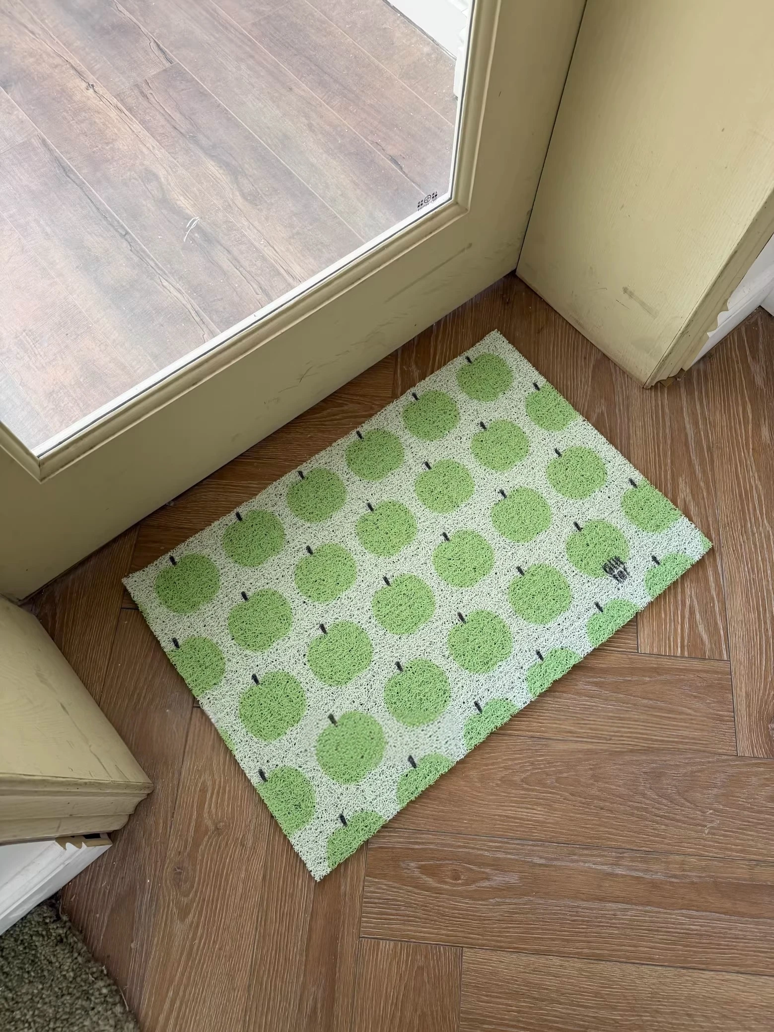 Modern Style Entrance Mat Qing  Silk Circle Home Door Mat Customizable Korean Simple  Ins Hallway Door Mat