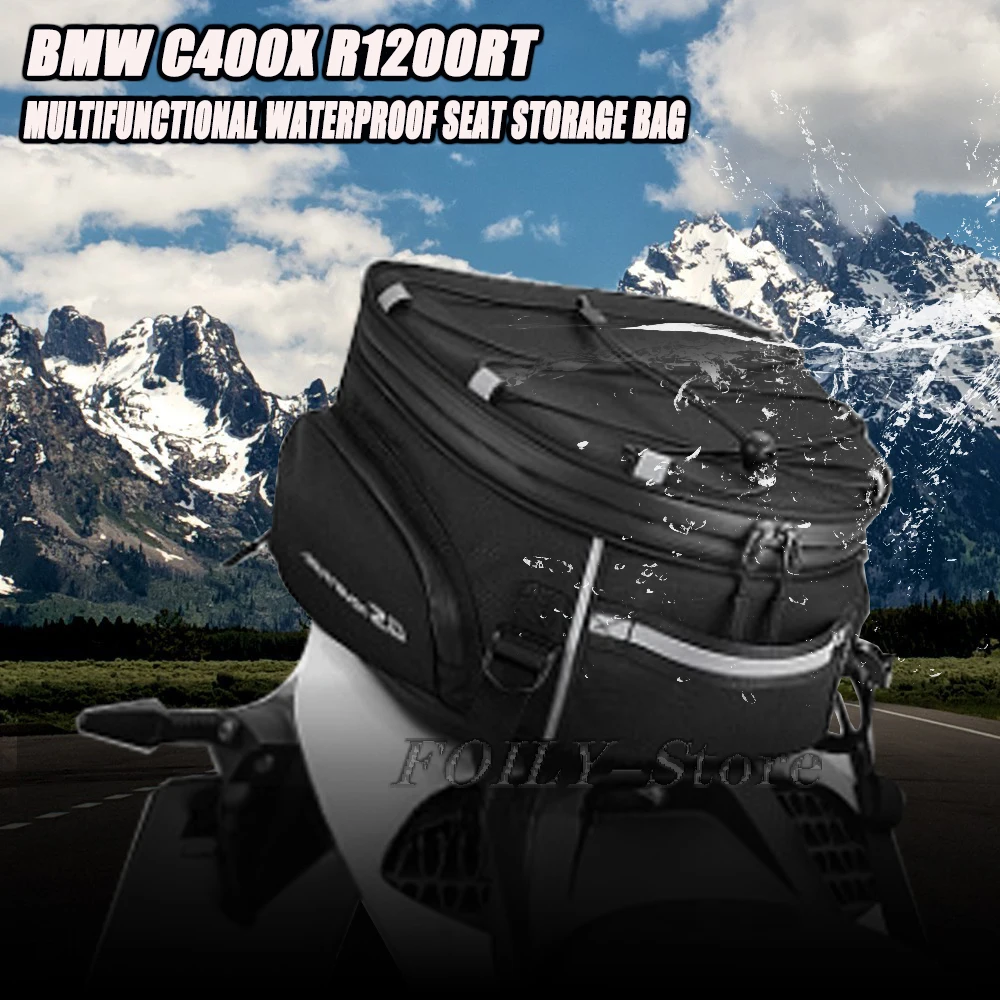 

New Waterproof Motorcycle Tail Bag High Capacity Multi-function Rear Seat Bag For BMW R1200GS R1250GS LC Advenutre F850GS F750GS