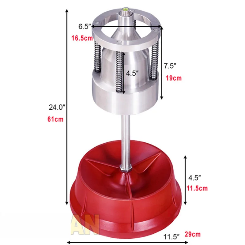 Portable Car Truck Wheel Tire Balancer Bubble Level Rim Auto Repair Tool Balancing