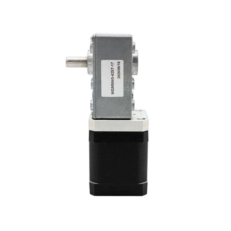 12V 24V Nema17 Stepper Motor 5840 หนอนกล่องเกียร์ลดไดรฟ์แรงบิดสูง Stepper Motor