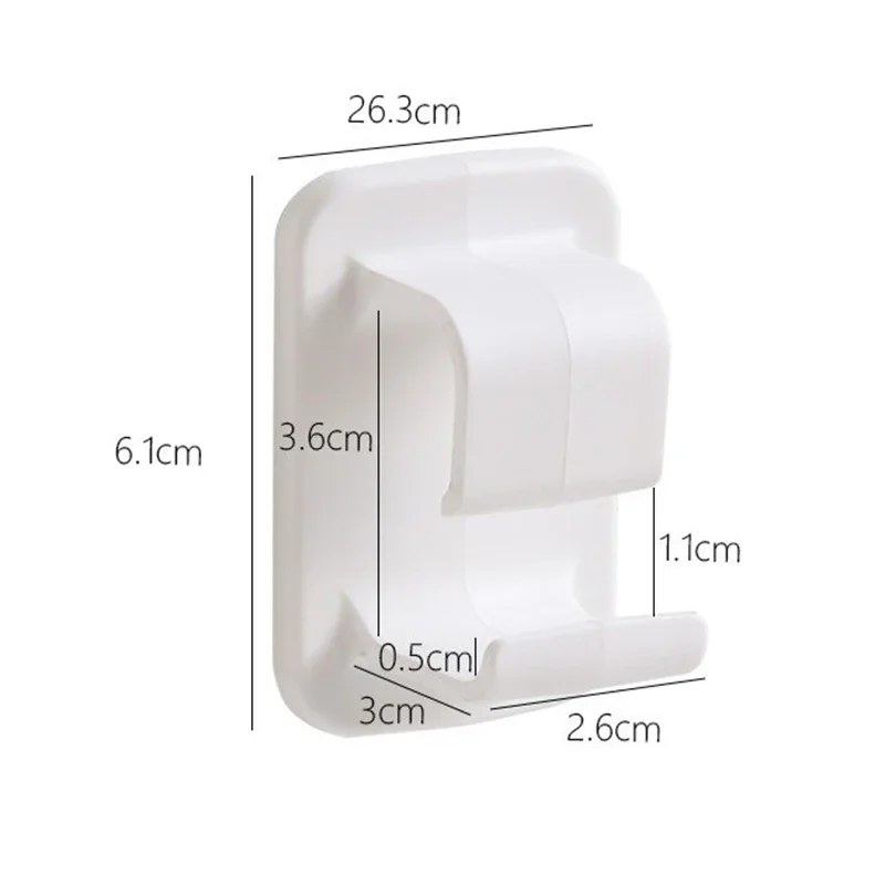 1Pc/2pcs Washbasin Storage Hook Free-punch Wall Mounted Washbasin Bath Ball Seamless Hook Sucker Bathroom Storage Accessories