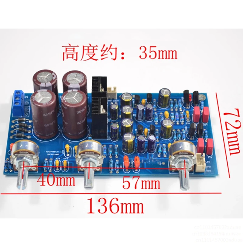 British NAD 3225 D Circuit Fully Discrete Class A Preamplifier Board With tone HIFI Preamp Board