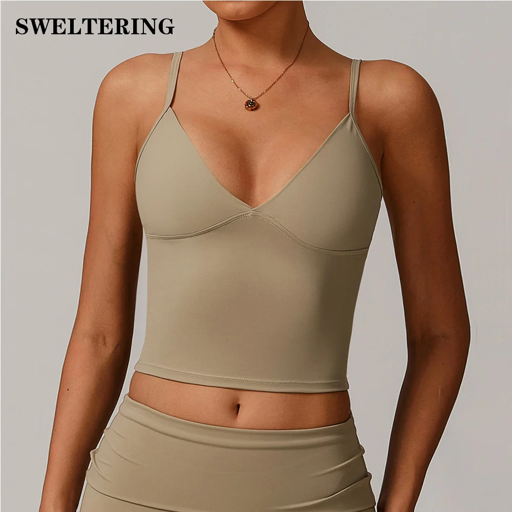 

Противоударные спортивные бюстгальтеры с красивой спиной для женщин, сексуальное женское спортивное нижнее белье для тренажерного зала и фитнеса, тонкие эластичные укороченные топы для йоги, спортивная одежда