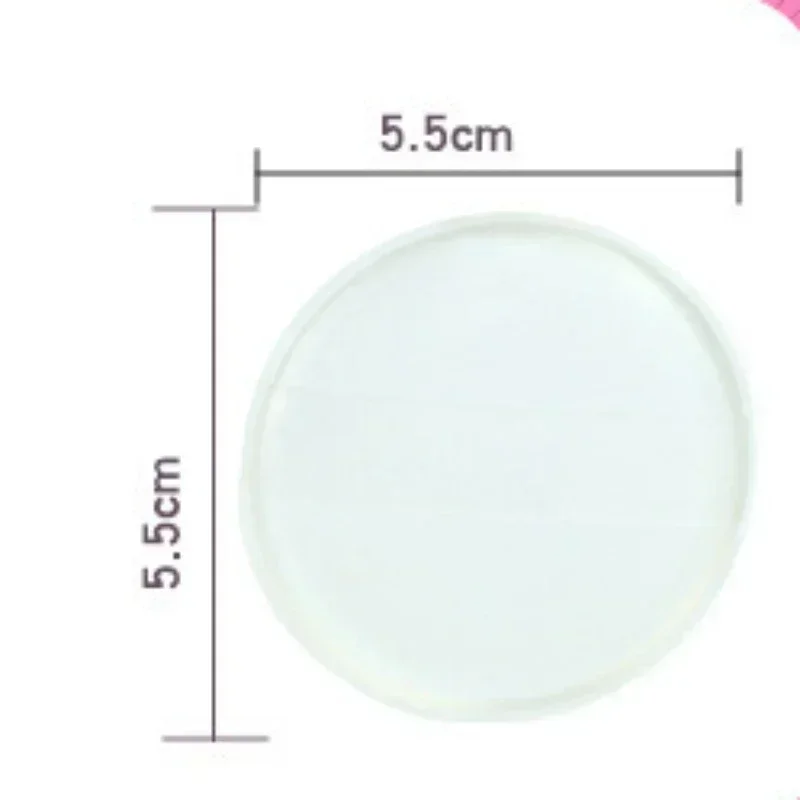 1pcs 5.5cm Soft Silicone Gel Powder Puff Sponge for Cosmetic Face Foundation BB Cream Makeup Tools