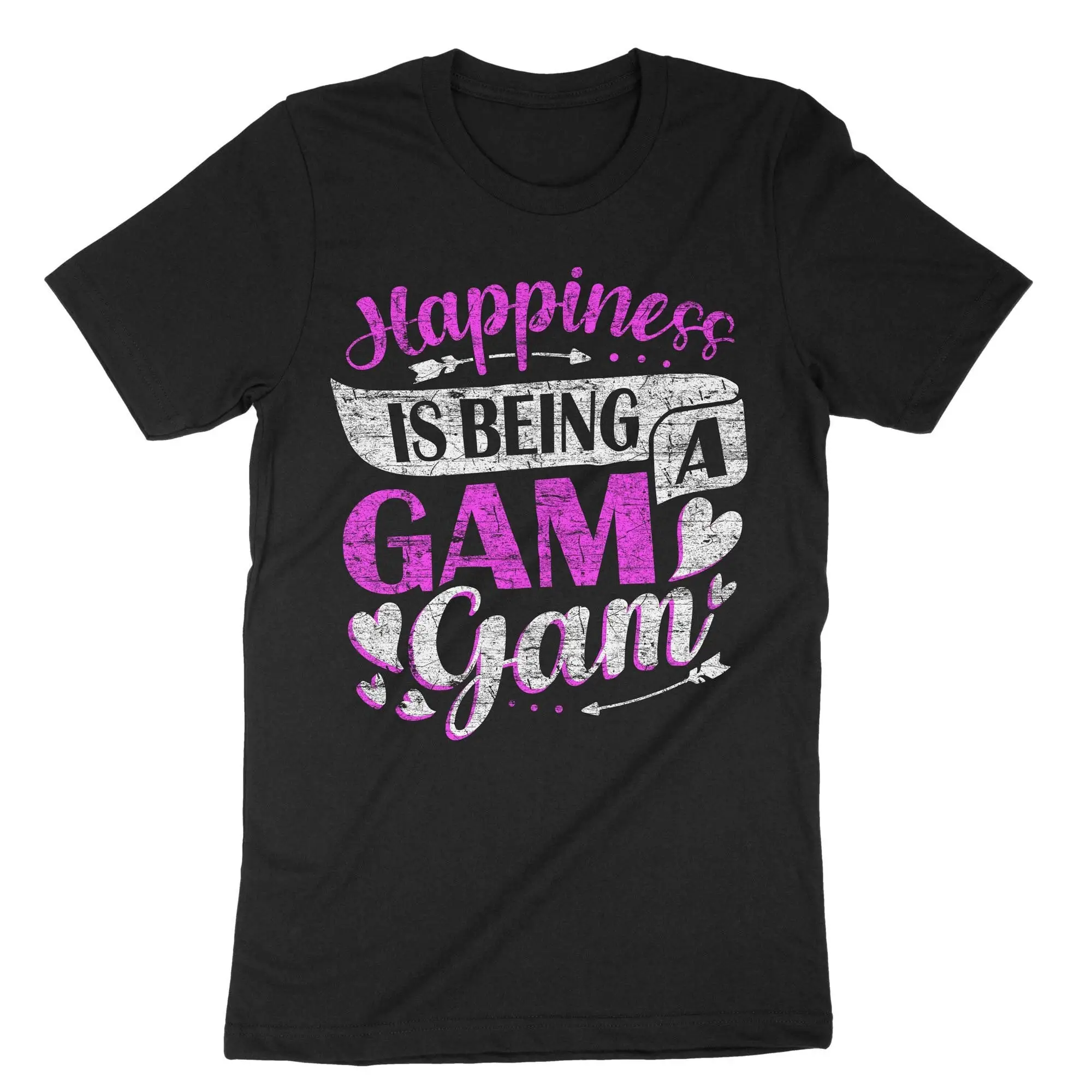 Happiness Is Being A Gam T Shirt Grandmother Grandma Mother's Day Grandmom Grandmama