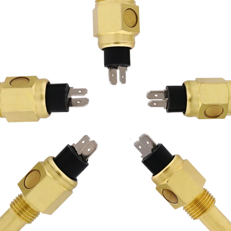 M14*1.5 3/8 17mm 1/2 21mm 5/8 16mm NPT M16*1.5 Engine Water Temperature Sensor for VDO 98 ± 3 ℃ Alarm Universal Generator Part