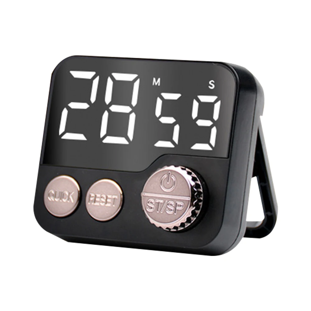 Digital Display Cooking Alarm Clock Kitchen Timer Multifunctional Rotary Timer Manager for Cooking Baking Sports Games Office