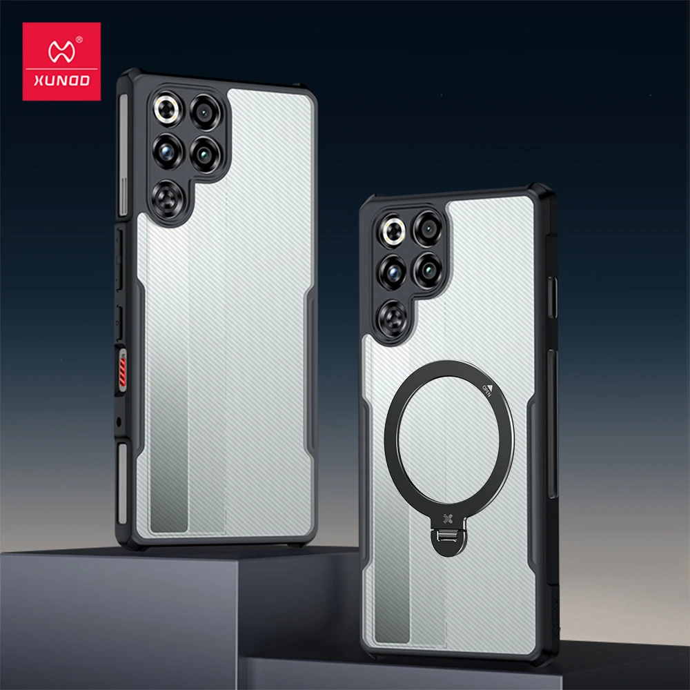 XUNDD Case For Nubia Red Magic 11Pro 11 Pro+ Shockproof Magnetic Phone Cover with Airbag PC+TPU Transparent Protective Shell