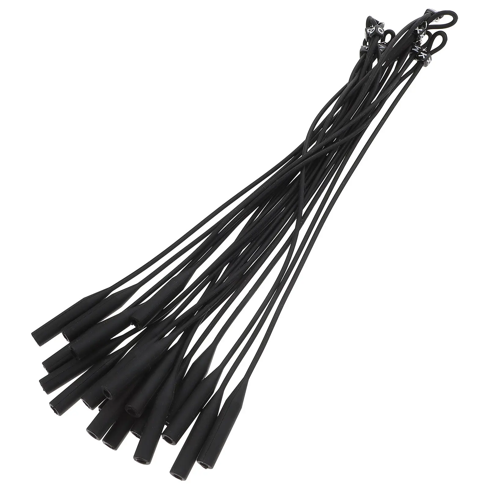 10Pcs Glasses Lanyard Silicone Nonslip Adjustable Eyewear Holder Sports Glasses Fixed Chain for Running Swimming Outdoor Use