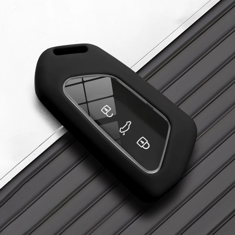 Silicone Car Key Case for VW Volkswagen Golf 8 MK8 ID.3 ID.4 Cupra SEAT Leon MK4 Formentor Tarraco Skoda Octavia A8 Accessories view 5