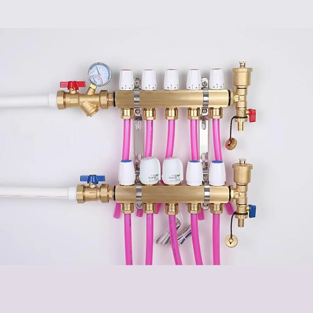 Floor heating End Water Distributor Drain Valve, Automatic Exhaust Valve