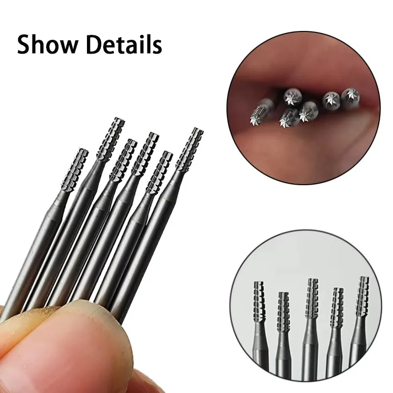 Two pieces per set HSS Rotary Jewelry Drill Bit Set Gem Carving Chipping Polishing Processing Tools