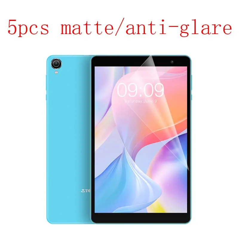 Matte Anti-glare Screen Protector Plastic Film For Teclast P80T 2022/P85T 2023,   5pcs in 1 package