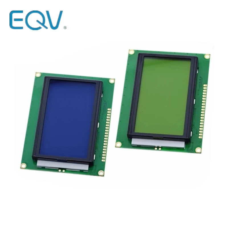 12864 LCD 5V 128*64 KROPKI Niebieski/zielony ekran z podświetleniem ST7920 Port równoległy LCD12864 dla arduino