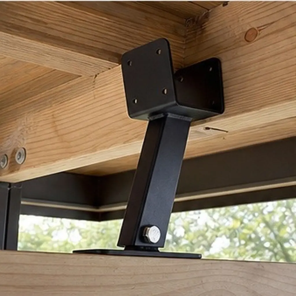 Roof Support Bracket Patio Cover Bracket For Outdoor Shade Structure Builder Heavy Duty Stainless Steel Versatile