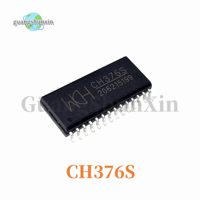 5PCS CH376S chip SOP28 USB bus adapter for USB drive reading and writing module chip CH376