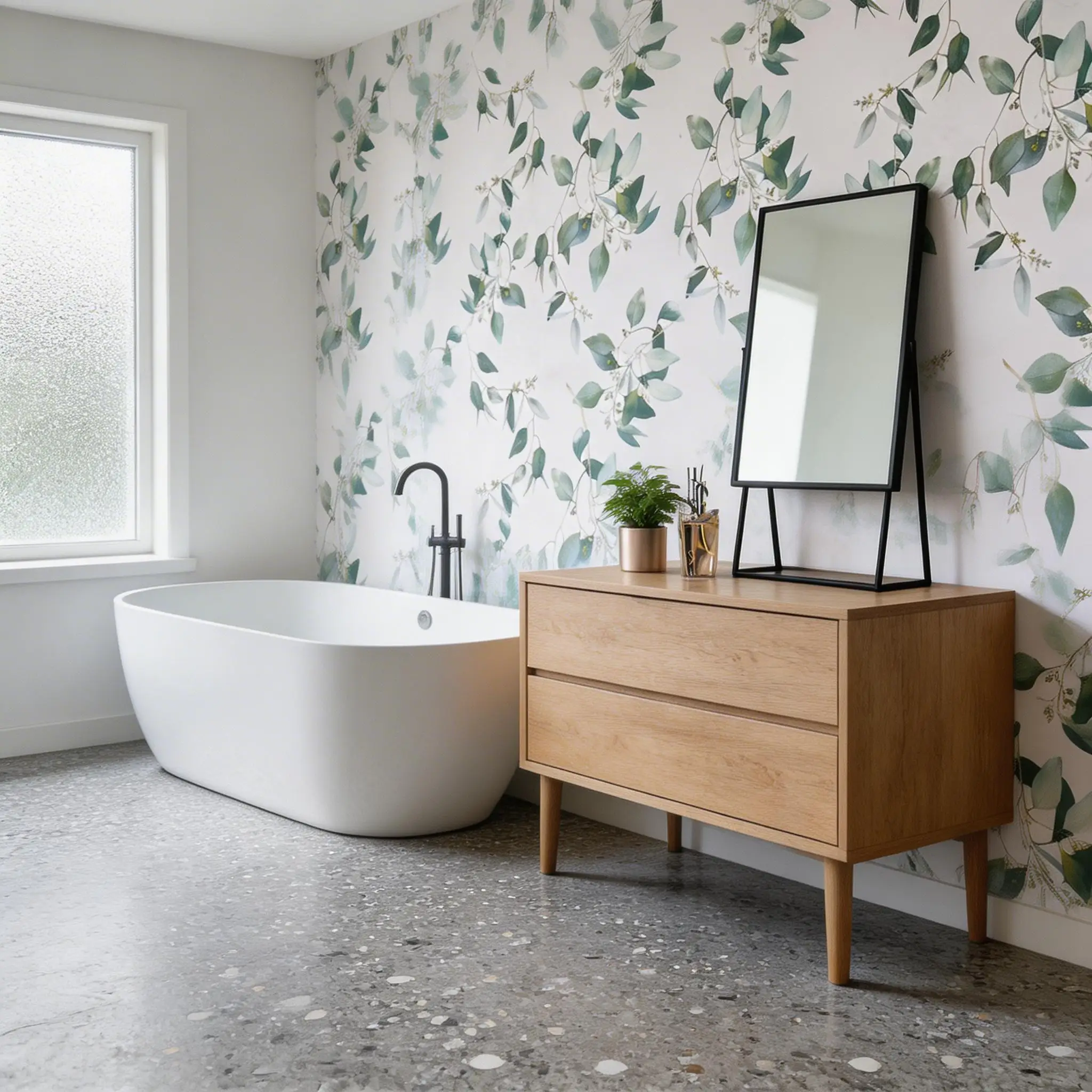 45cm Green Leaf Vinyl Peel And Stick Wallpaper Self Adhesive Removable Waterproof Contact Paper for Furniture Renovation