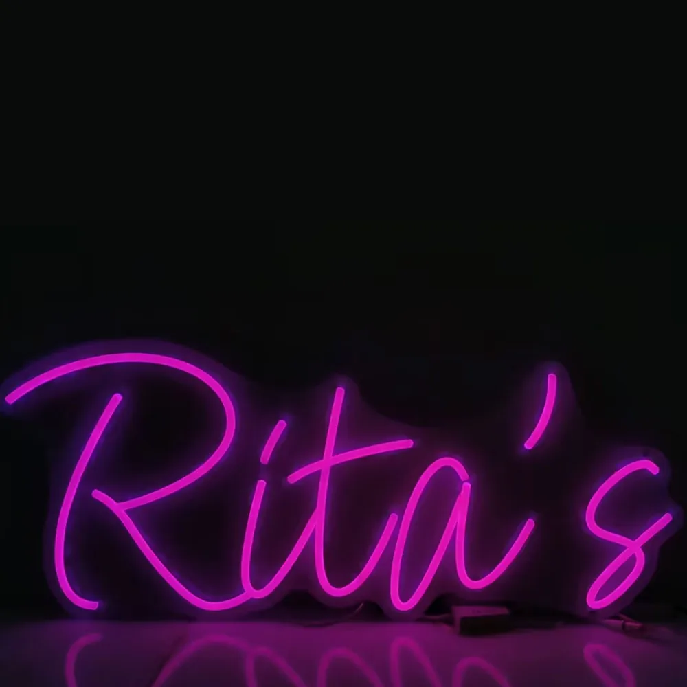 

Custom LED Neon Light Sign DIY Personalized Letters Business Logo Wall Art for Wedding Birthday Party Bar Shop Decoration