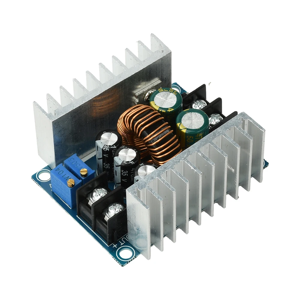 300W 15A DC-Abwärtswandler, Step-Down-Stromversorgungsmodul, Konstantstrom-LED-Treiber, Kühlkörper, Kurzschlussschutz – Detail 5