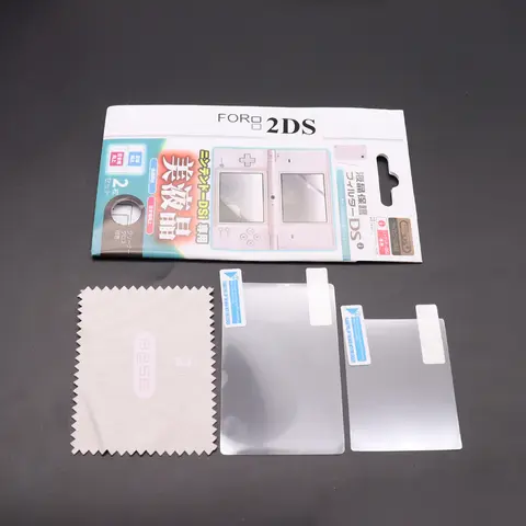 2DS केस के लिए टिकाऊ पारदर्शी प्लास्टिक सुरक्षात्मक हार्ड केस कवर शेल + एंटी डस्ट फिल्म + प्लास्टिक पेन 2DS गेमिंग के लिए 8 best sales 2ds शेल प्रतिस्थापन - №3